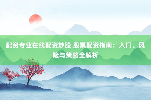 配资专业在线配资炒股 股票配资指南：入门、风险与策略全解析